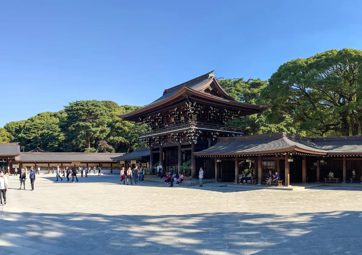 Besuch des Meiji-Schreins