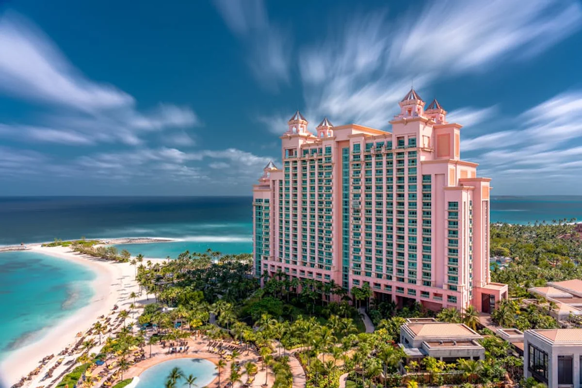 Landschaft von Bahamas während der optimalen Reisezeit