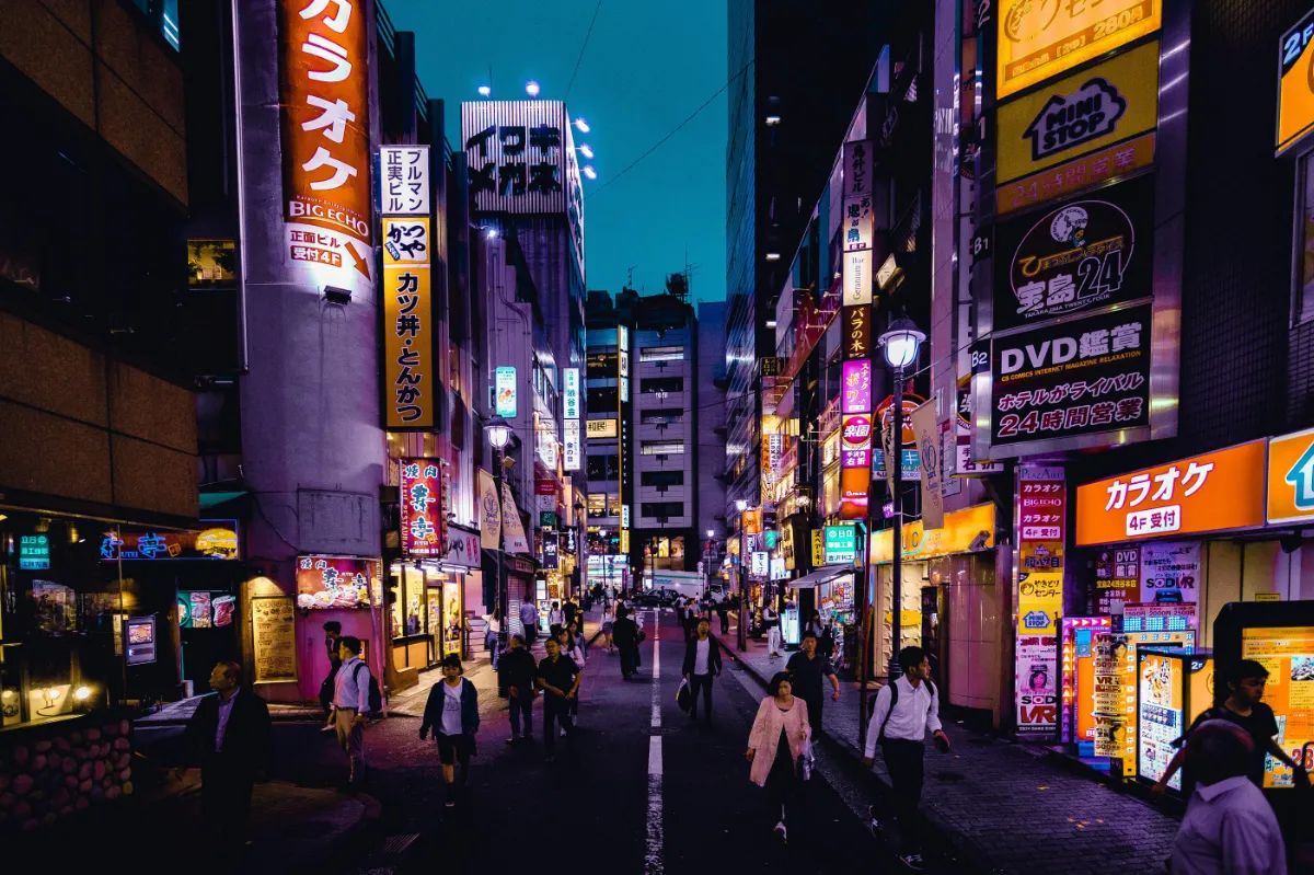Landschaft von Japan während der optimalen Reisezeit