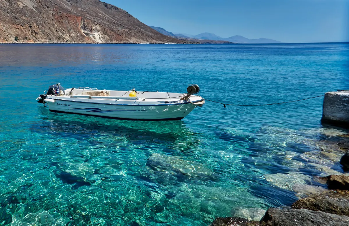 Landschaft von Kreta während der optimalen Reisezeit