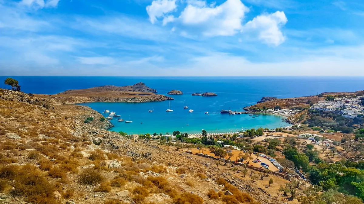 Beste Reisezeit Rhodos - Klimadiagramm und Wetterdaten