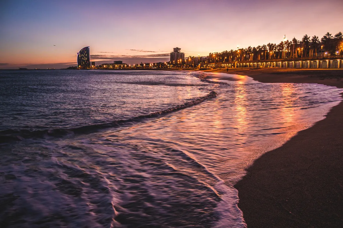 Strandleben an der Barceloneta