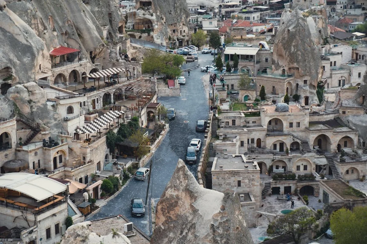 Landschaft von Kapadokien während der optimalen Reisezeit