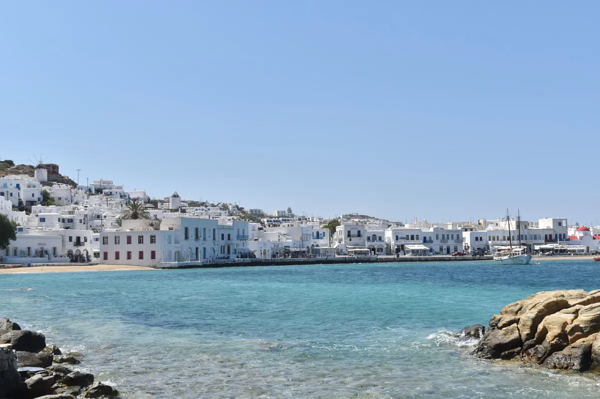 Beste Reisezeit Mykonos - Klimadiagramm und Wetterdaten