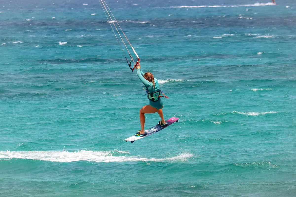 Windsurfen und Kitesurfen